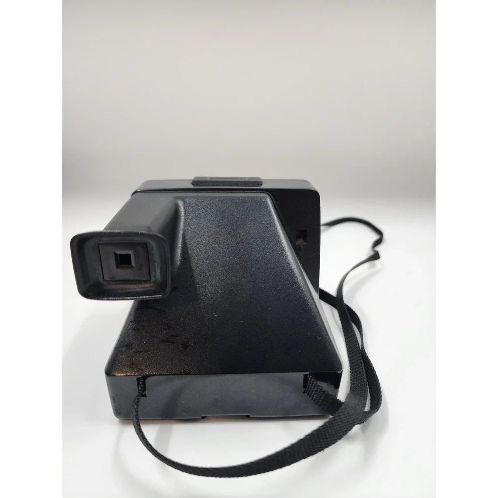 Polaroid Time-Zero OneStep Land Camera Vintage Rainbow Stripe Black SX-70 Film